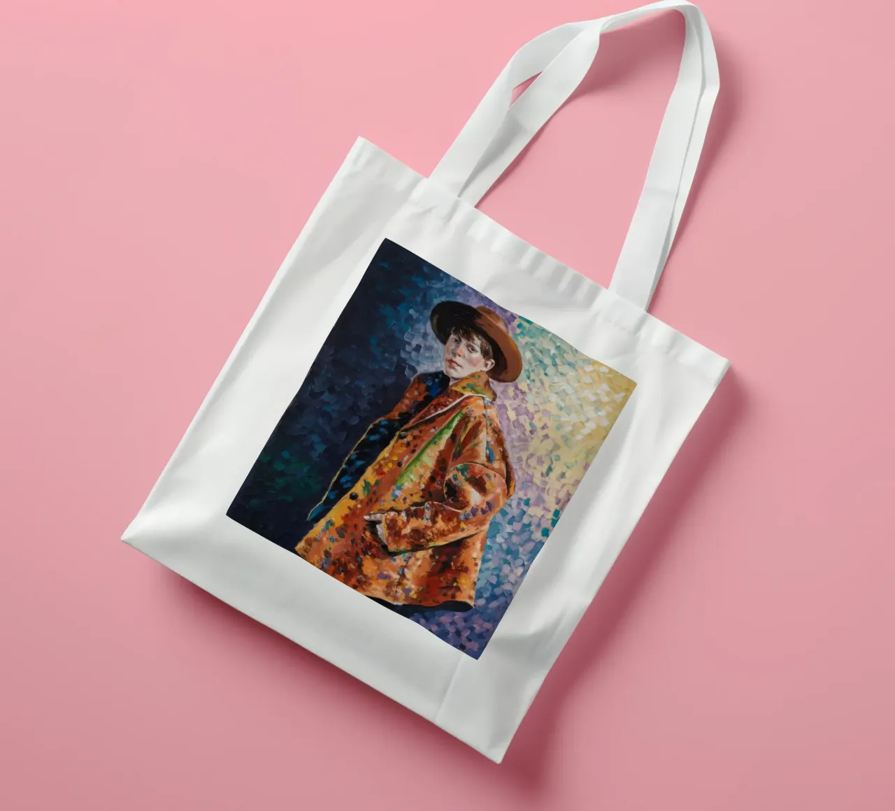 Mosaic Muse Contemplation tote bag by Lush Essence