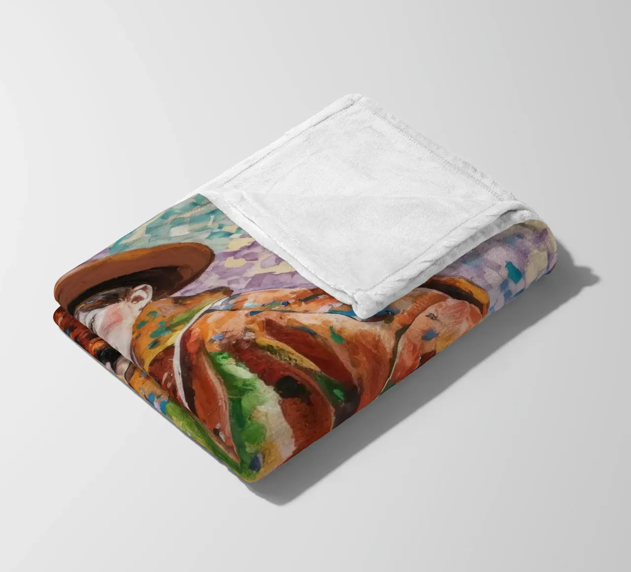 Mosaico Muse Contemplazione coperta in pile da Lush Essence