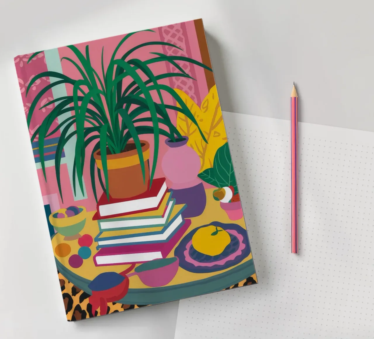 Leopard Print Plants notebook by Lumie Layers