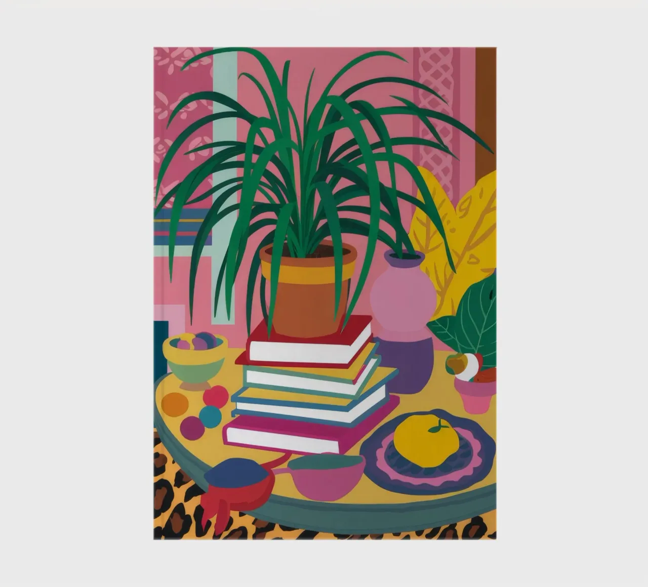 Leopard Print Plants notebook by Lumie Layers