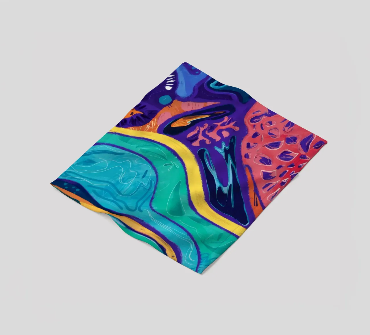 Vibrierende flüssige Träume Fleecedecke von Vivid Reverie