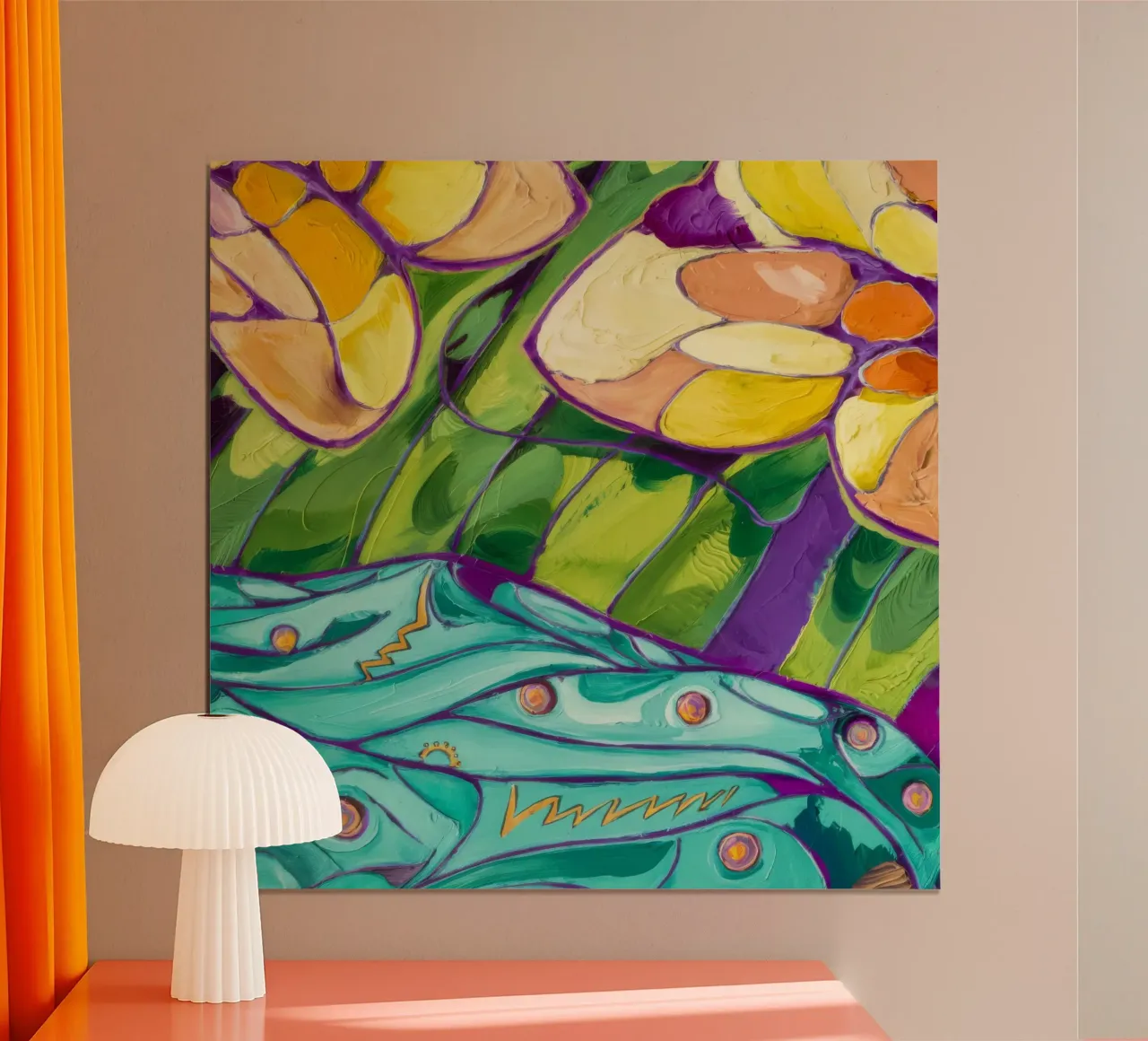 Sussurri mistici dei petali poster da Vivid Reverie