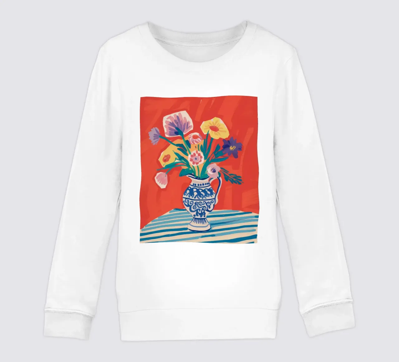 Chinoiserie Bloom Bright felpa bambino da Lumie Layers