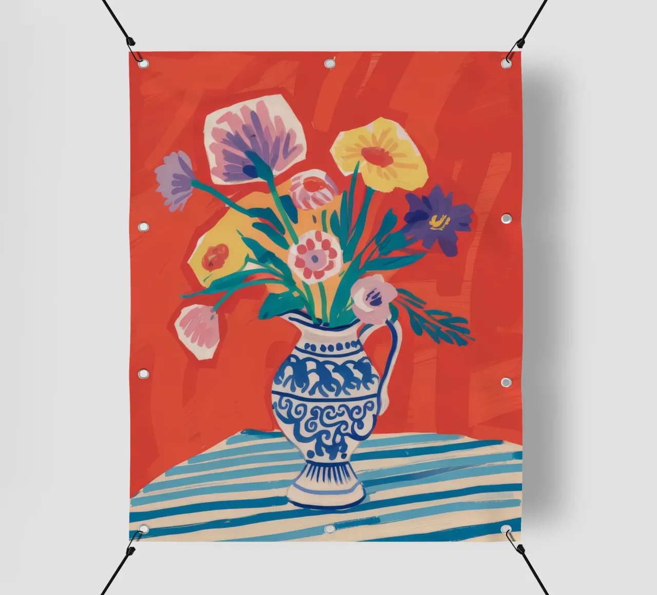 Chinoiserie Bloom Bright telo in pvc da Lumie Layers