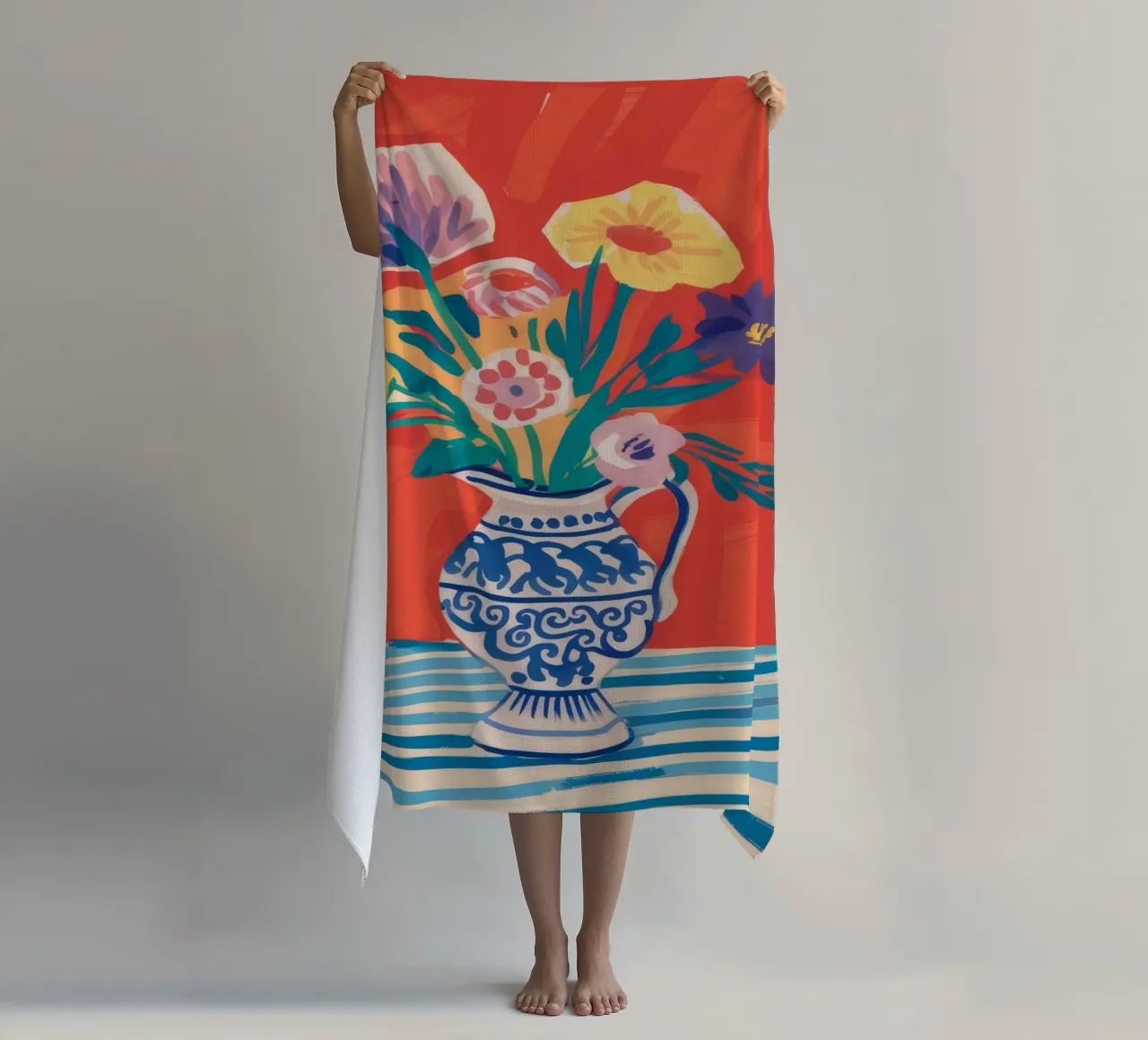 Chinoiserie Bloom Bright telo mare da Lumie Layers
