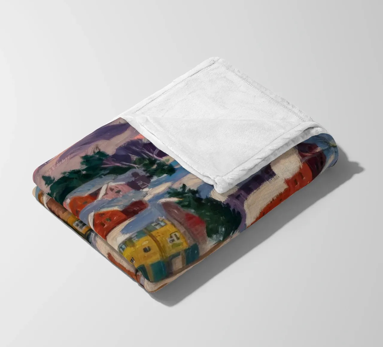 Il bagliore del villaggio invernale coperta in pile da Lush Essence