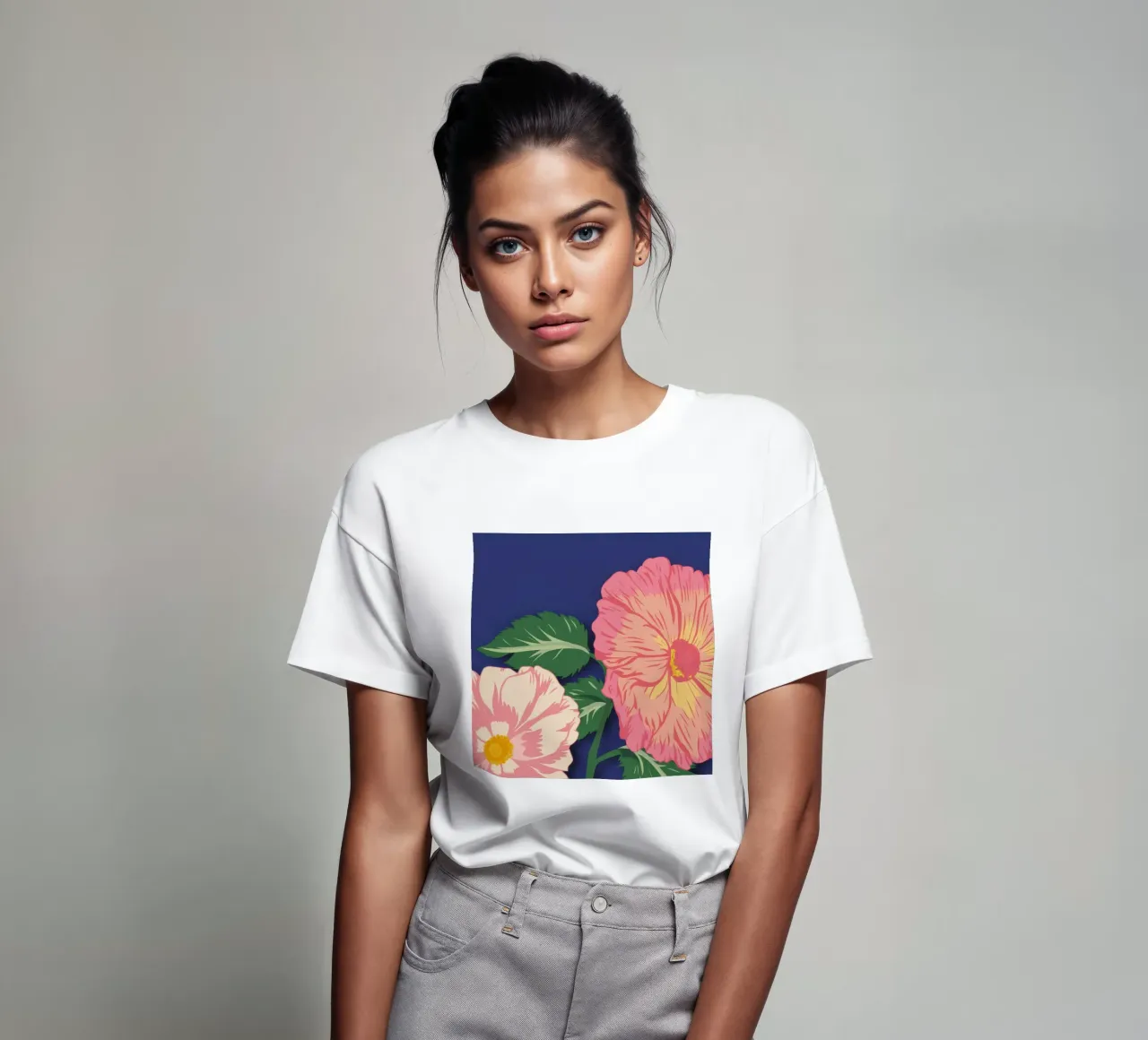 Macro Bloom Rosa t-shirt da Lumie Layers