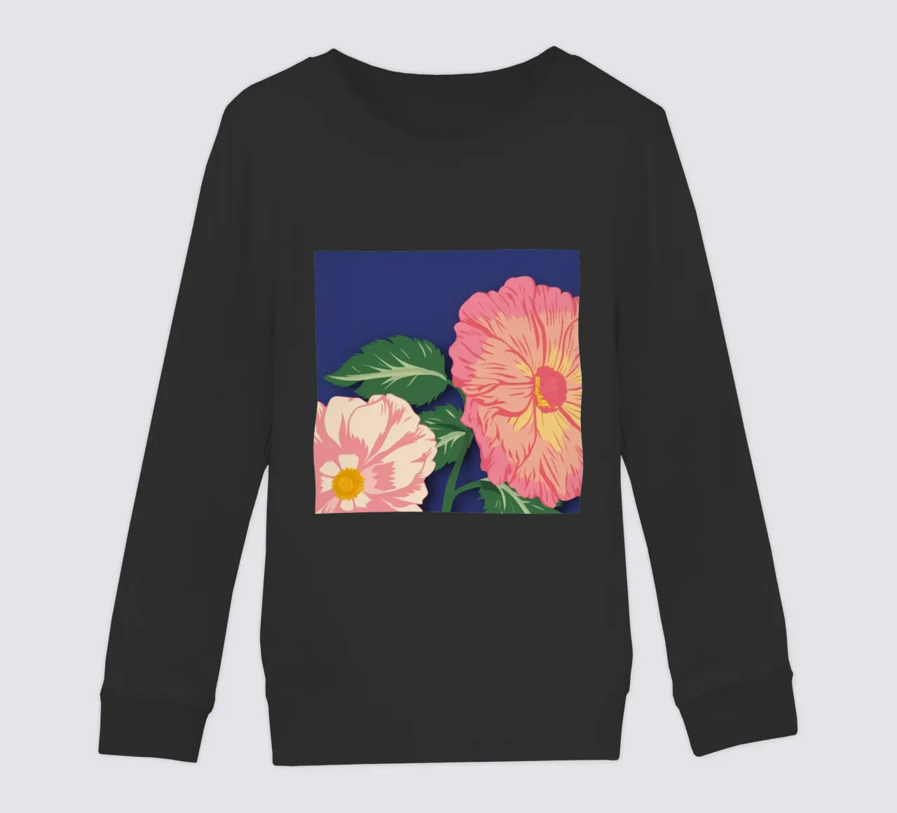 Macro Bloom Rosa felpa bambino da Lumie Layers