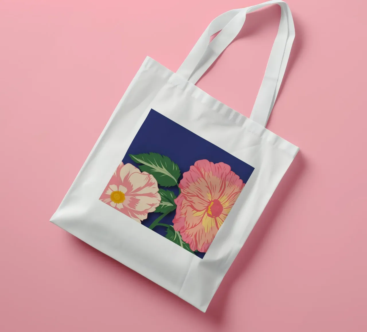 Macro Bloom Rosa borsa in juta da Lumie Layers