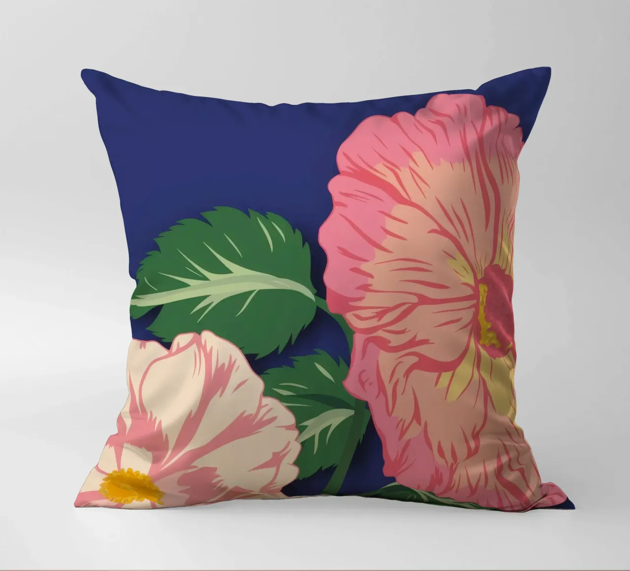 Macro Bloom Rosa cuscino da Lumie Layers