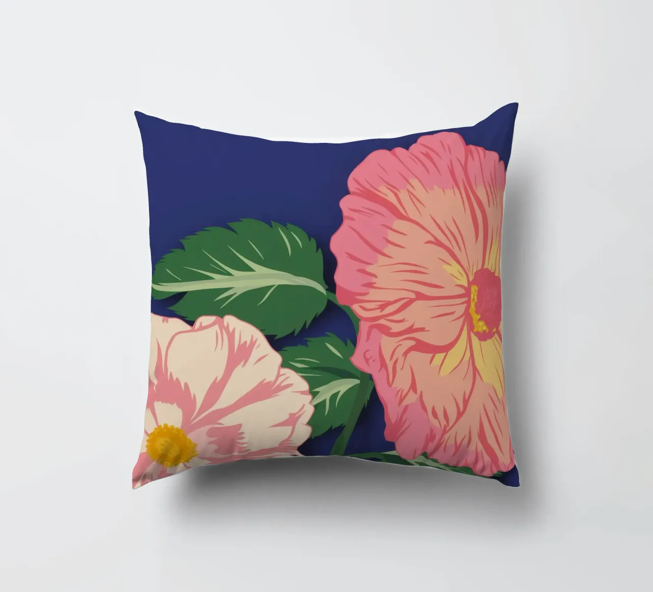 Macro Bloom Rosa cuscino da Lumie Layers