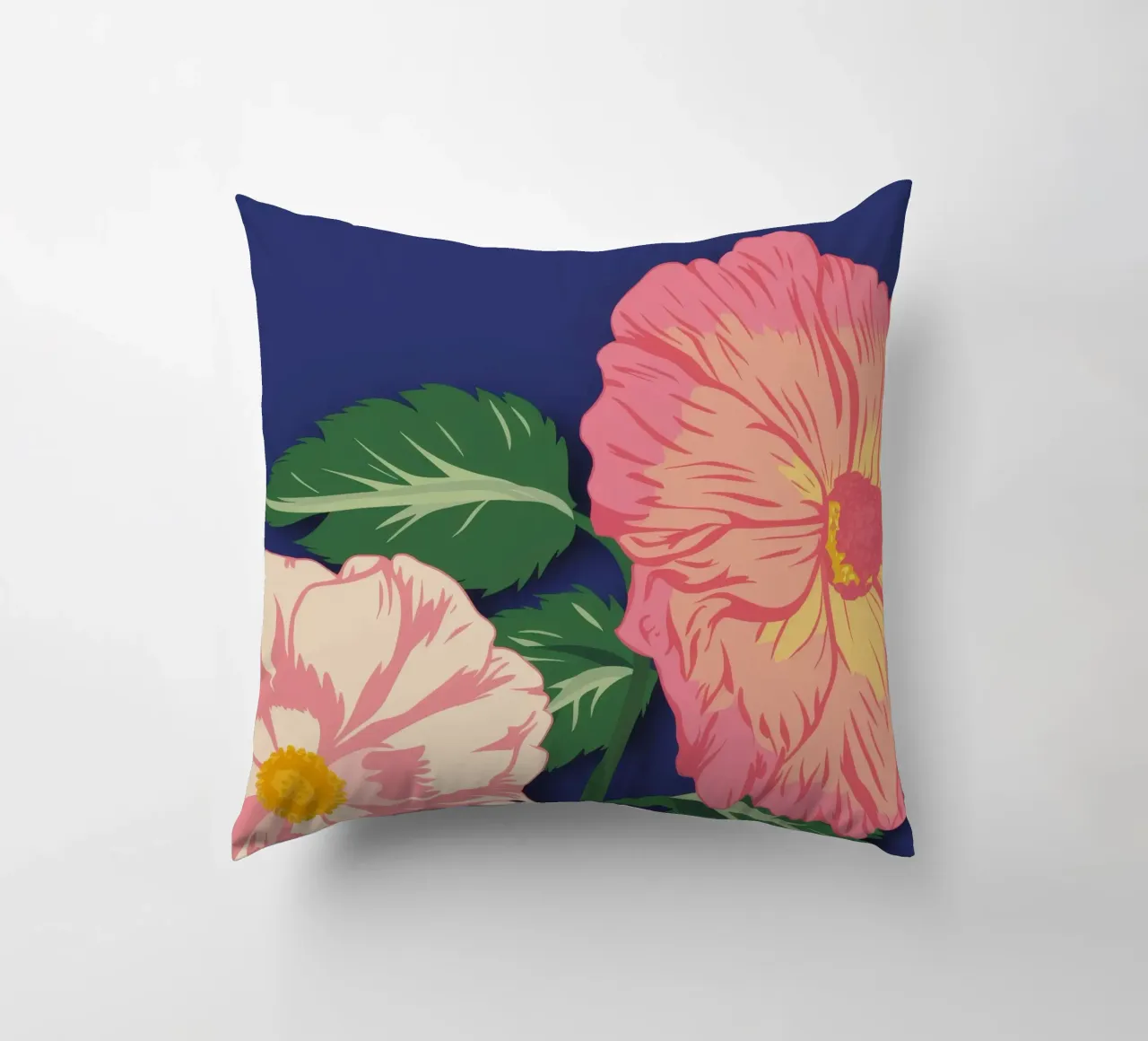 Macro Bloom Rosa cuscino da Lumie Layers