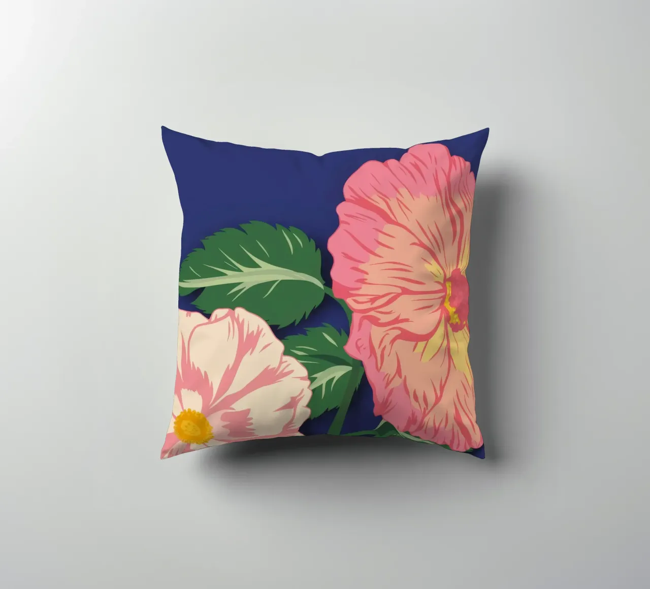 Macro Bloom Rosa cuscino da Lumie Layers