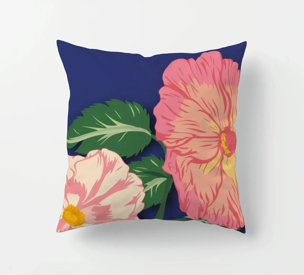 Macro Bloom Rosa cuscino da Lumie Layers