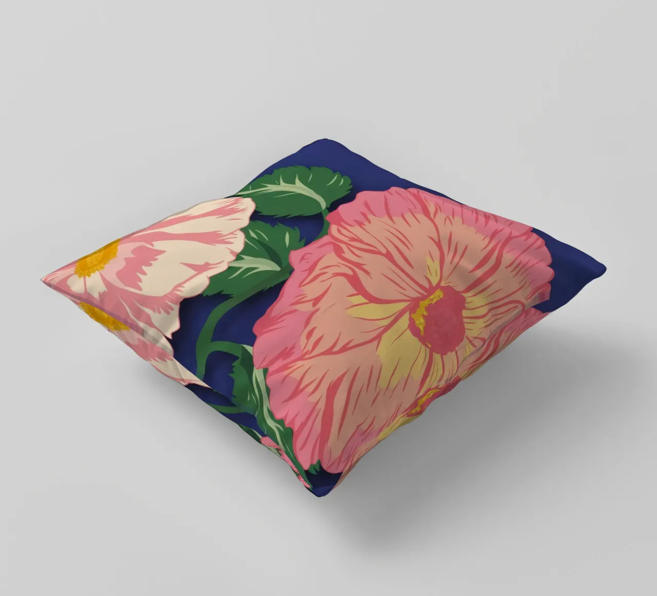 Macro Bloom Rosa cuscino da Lumie Layers