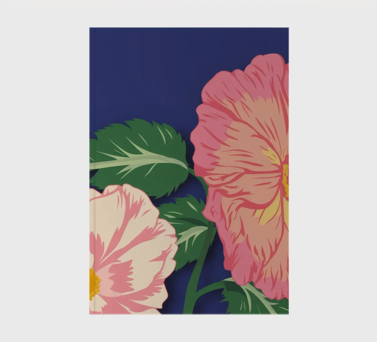 Macro Bloom Pink notebook by Lumie Layers