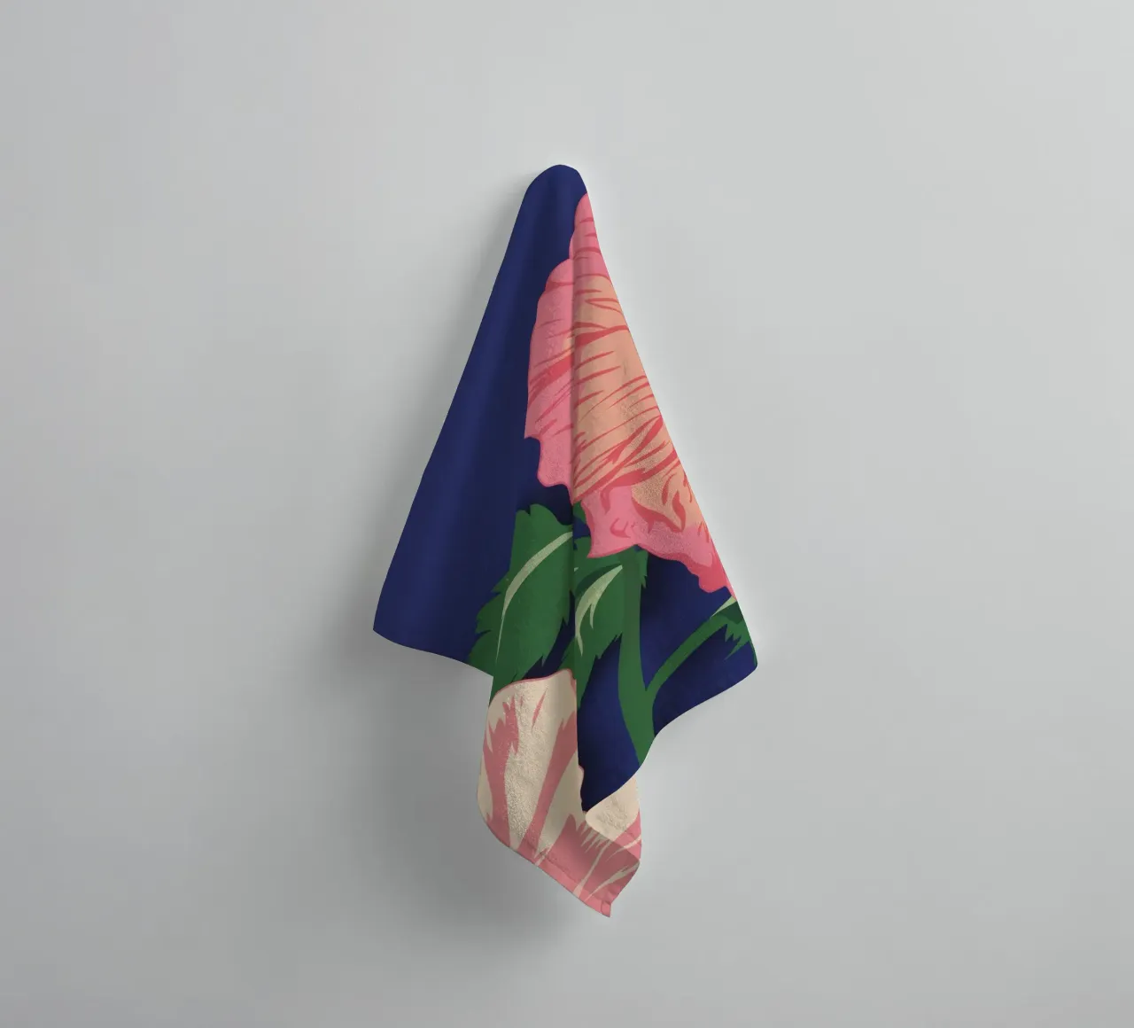 Macro Bloom Rosa asciugamano da bagno da Lumie Layers