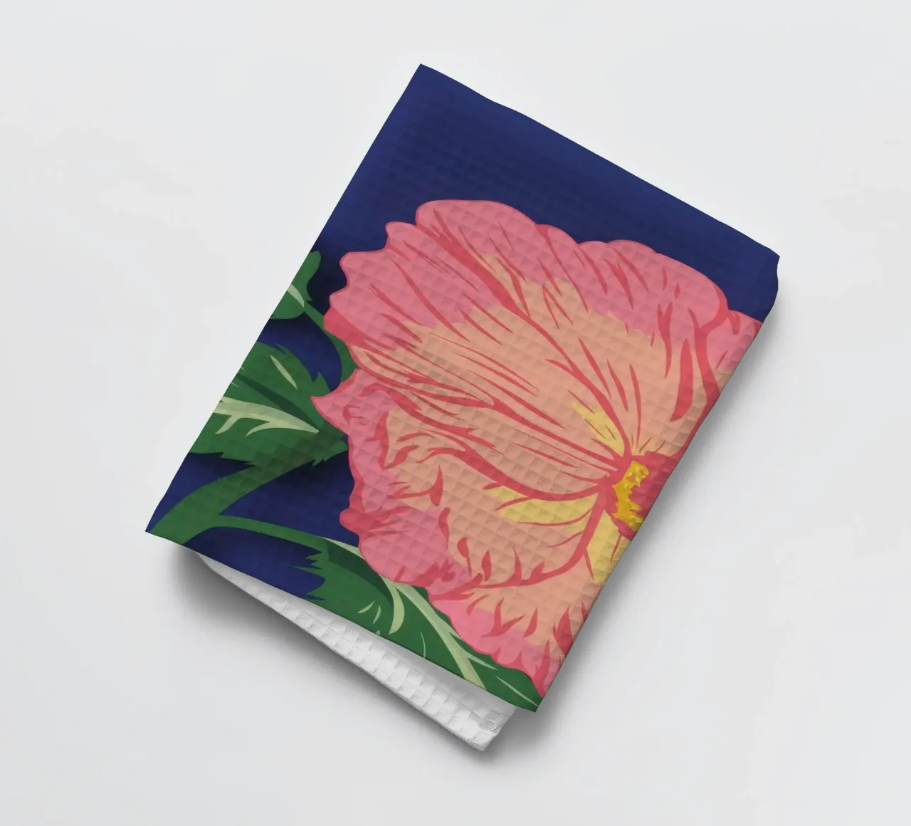 Macro Bloom Rosa canovaccio da cucina da Lumie Layers