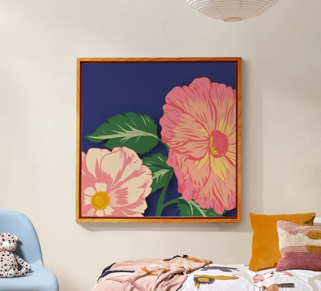 Macro Bloom Rosa plexiglass da Lumie Layers