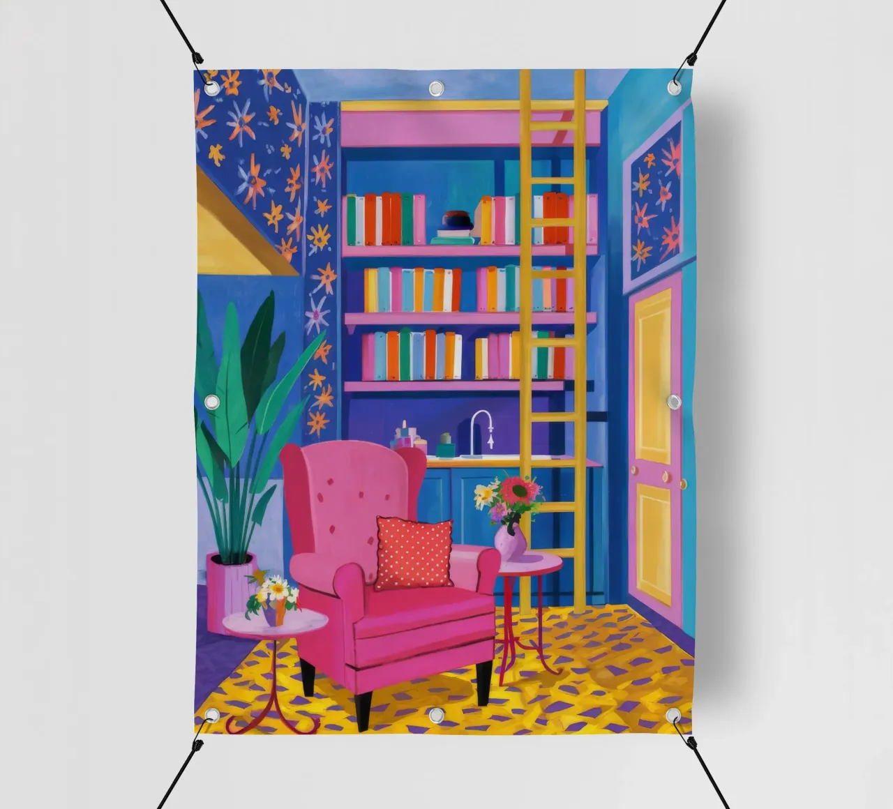 Sedia di velluto Biblioteca telo in pvc da Grande Serene