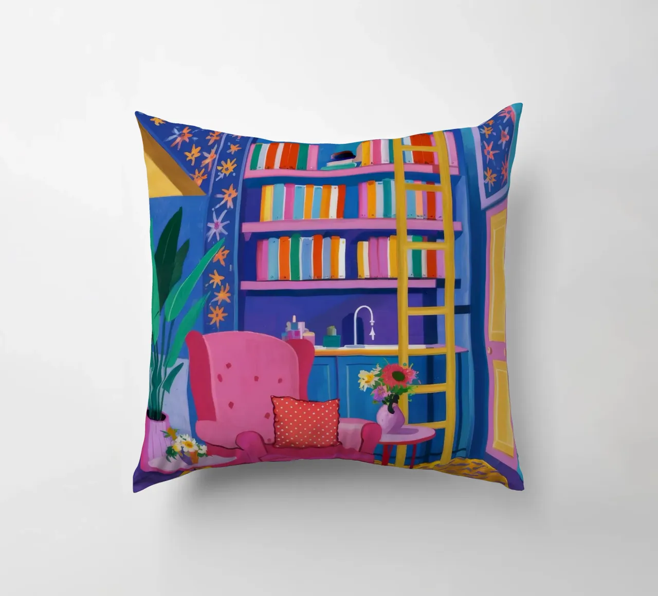 Sedia di velluto Biblioteca cuscino da Grande Serene