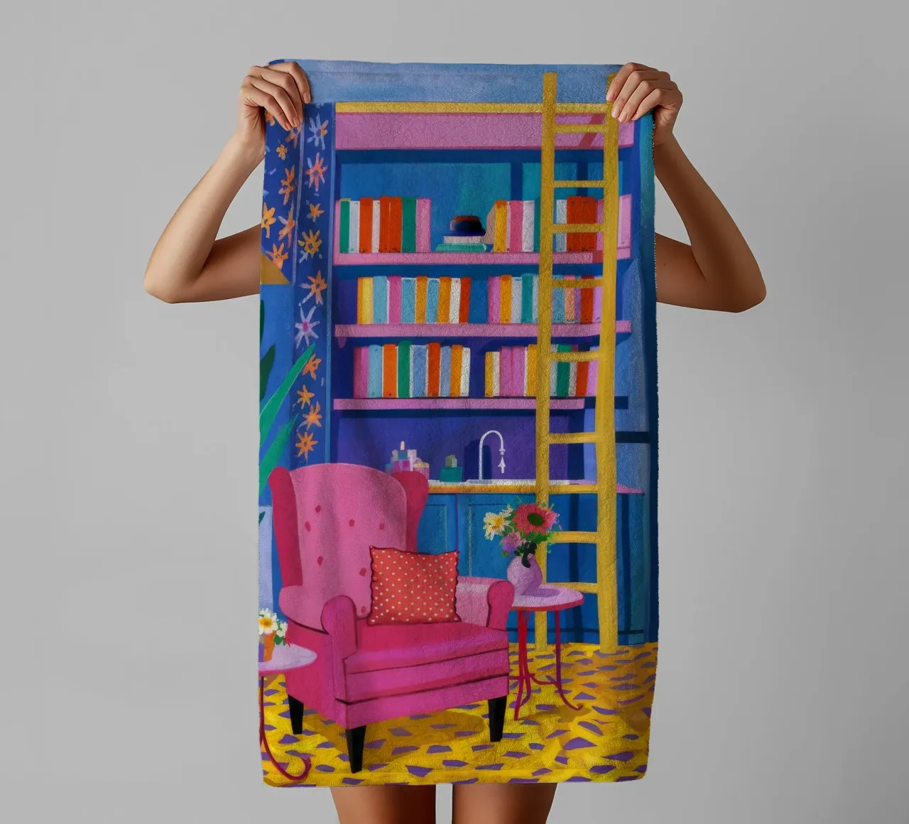 Velvet Chair Library towel by Grande Serene