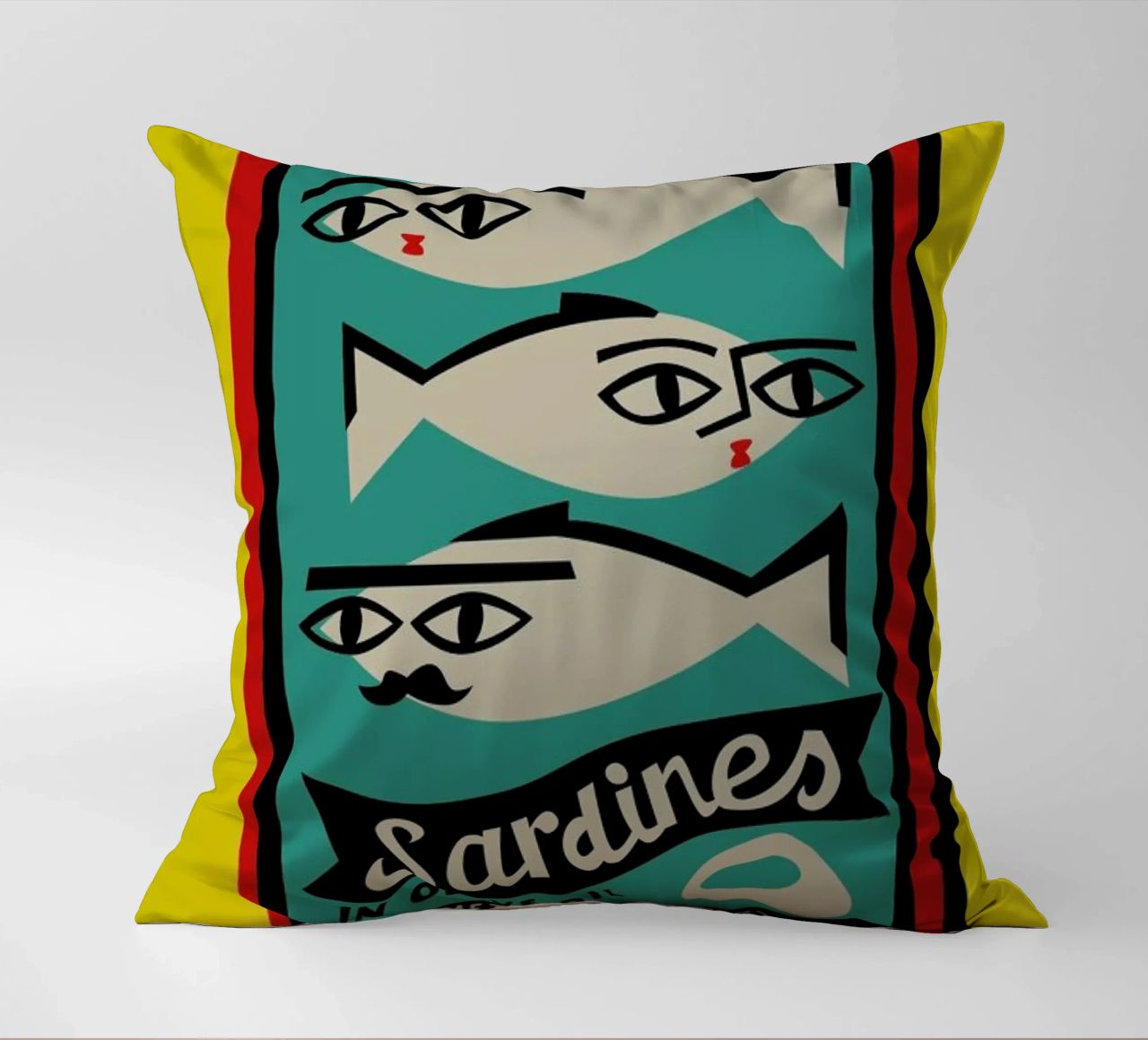 Sardines coussin de Fox & Velvet