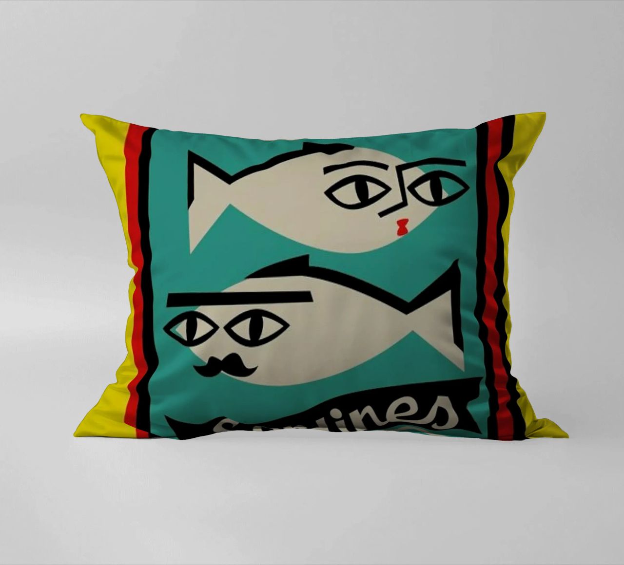 Sardines coussin de Fox & Velvet
