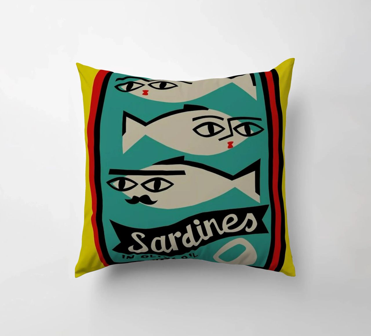 Sardines coussin de Fox & Velvet