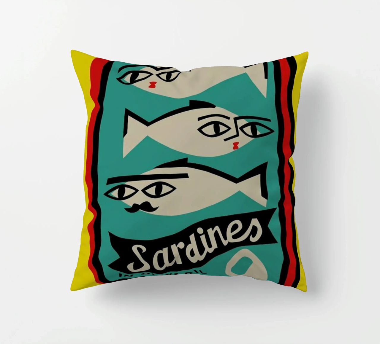 Sardines coussin de Fox & Velvet