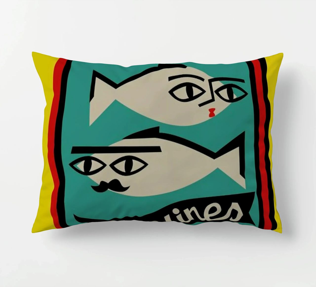 Sardines coussin de Fox & Velvet
