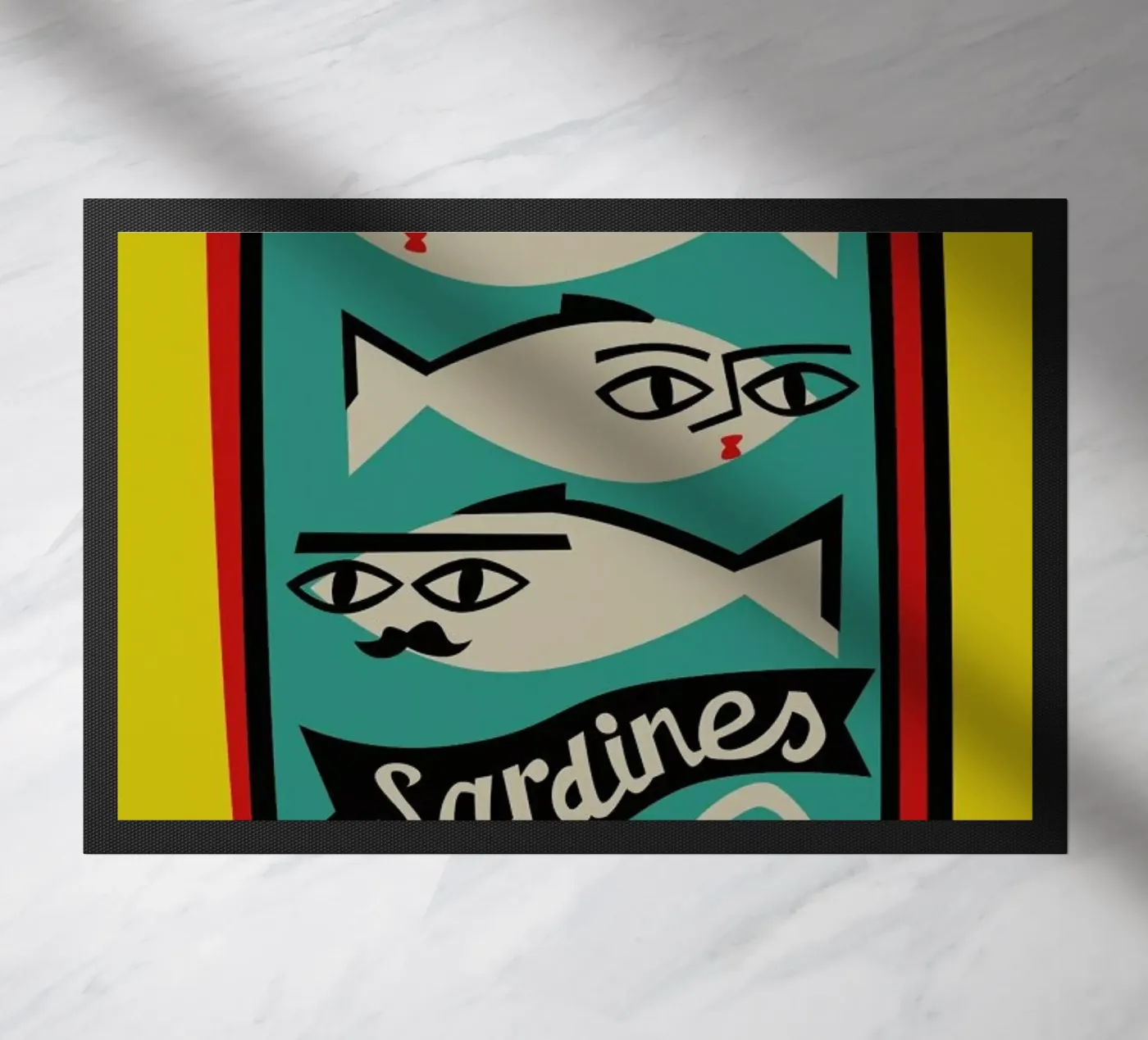 Sardines doormat by Fox & Velvet