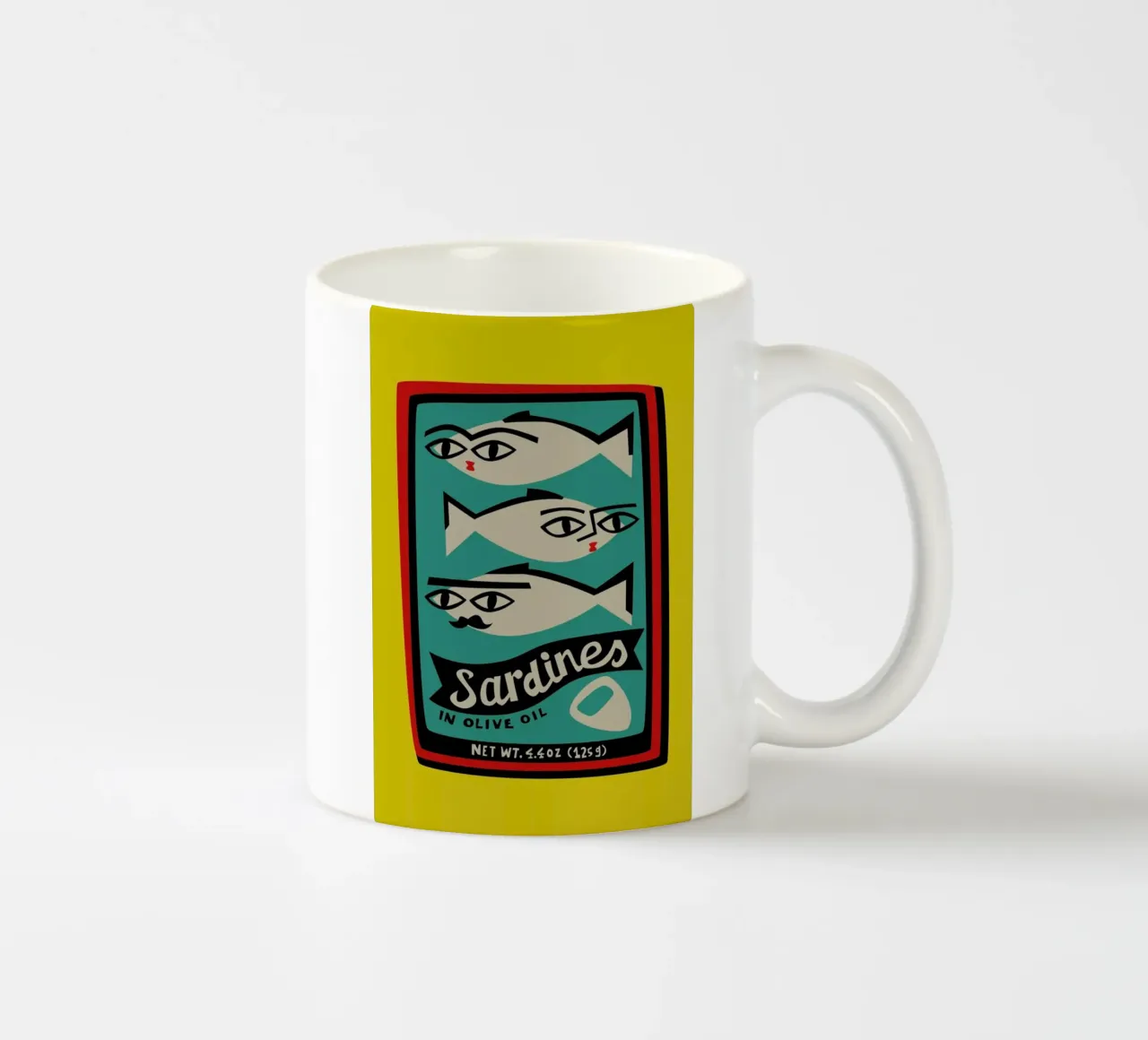 Sardines tazza in ceramica da Fox & Velvet