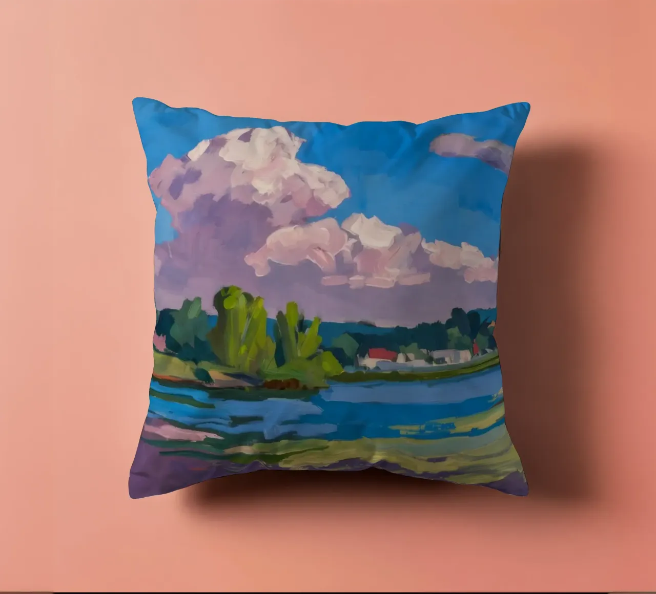 Azure Skies Serenity decorative cushion by Radiance Landscape