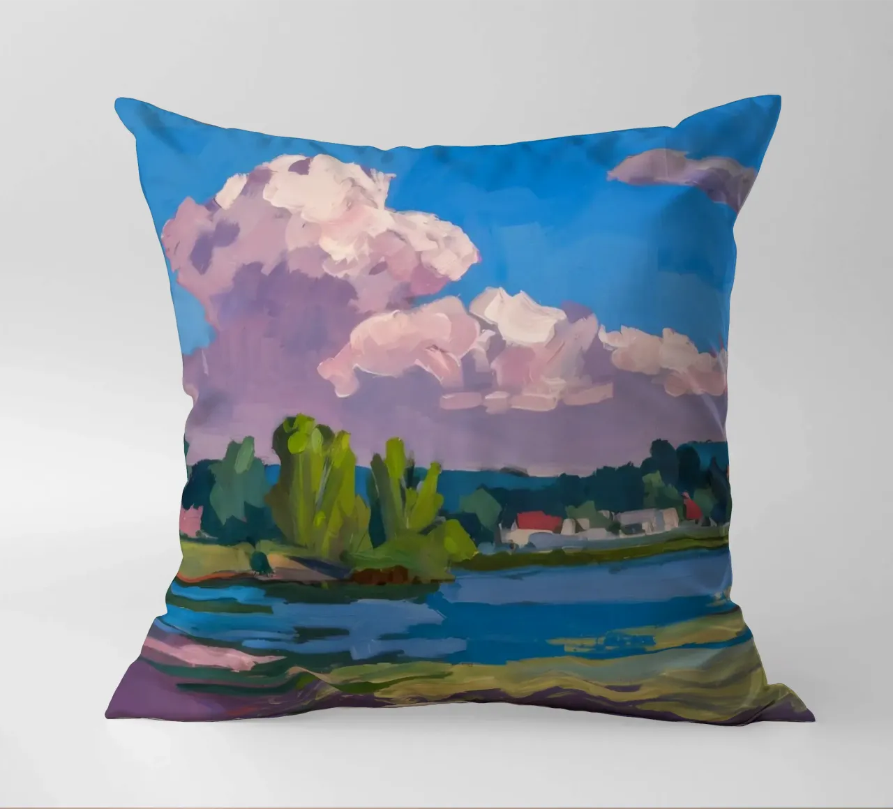 Azure Skies Serenity decorative cushion by Radiance Landscape