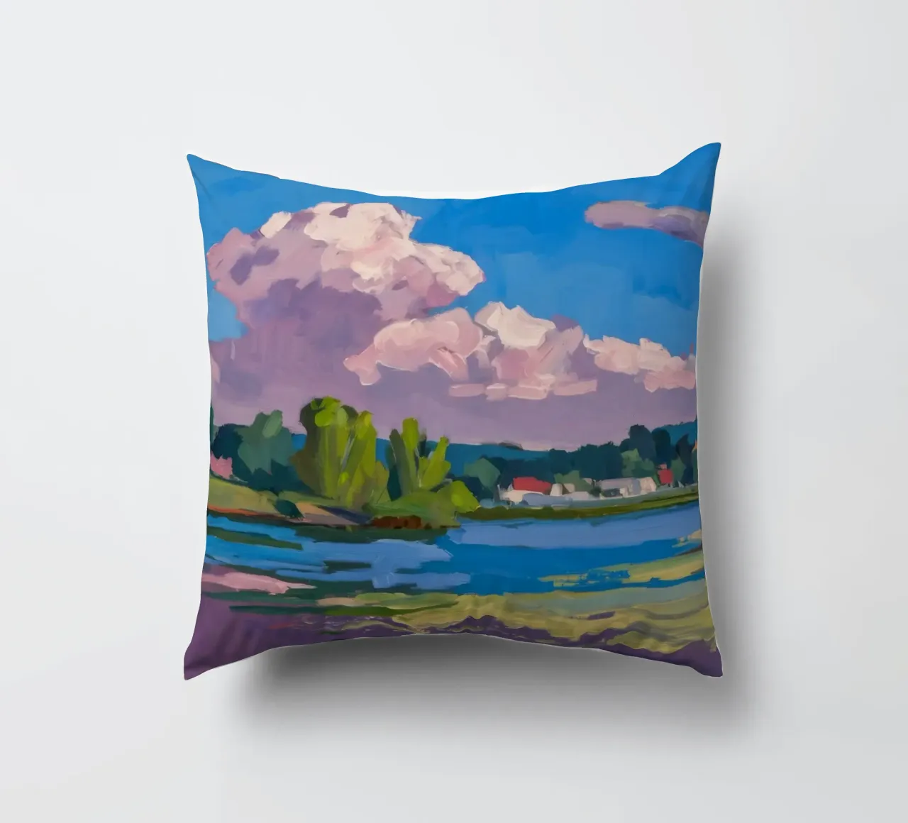 Azure Skies Serenity decorative cushion by Radiance Landscape