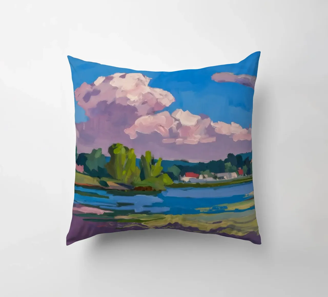 Azure Skies Serenity decorative cushion by Radiance Landscape