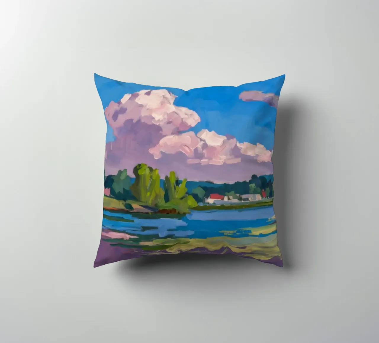 Azure Skies Serenity decorative cushion by Radiance Landscape