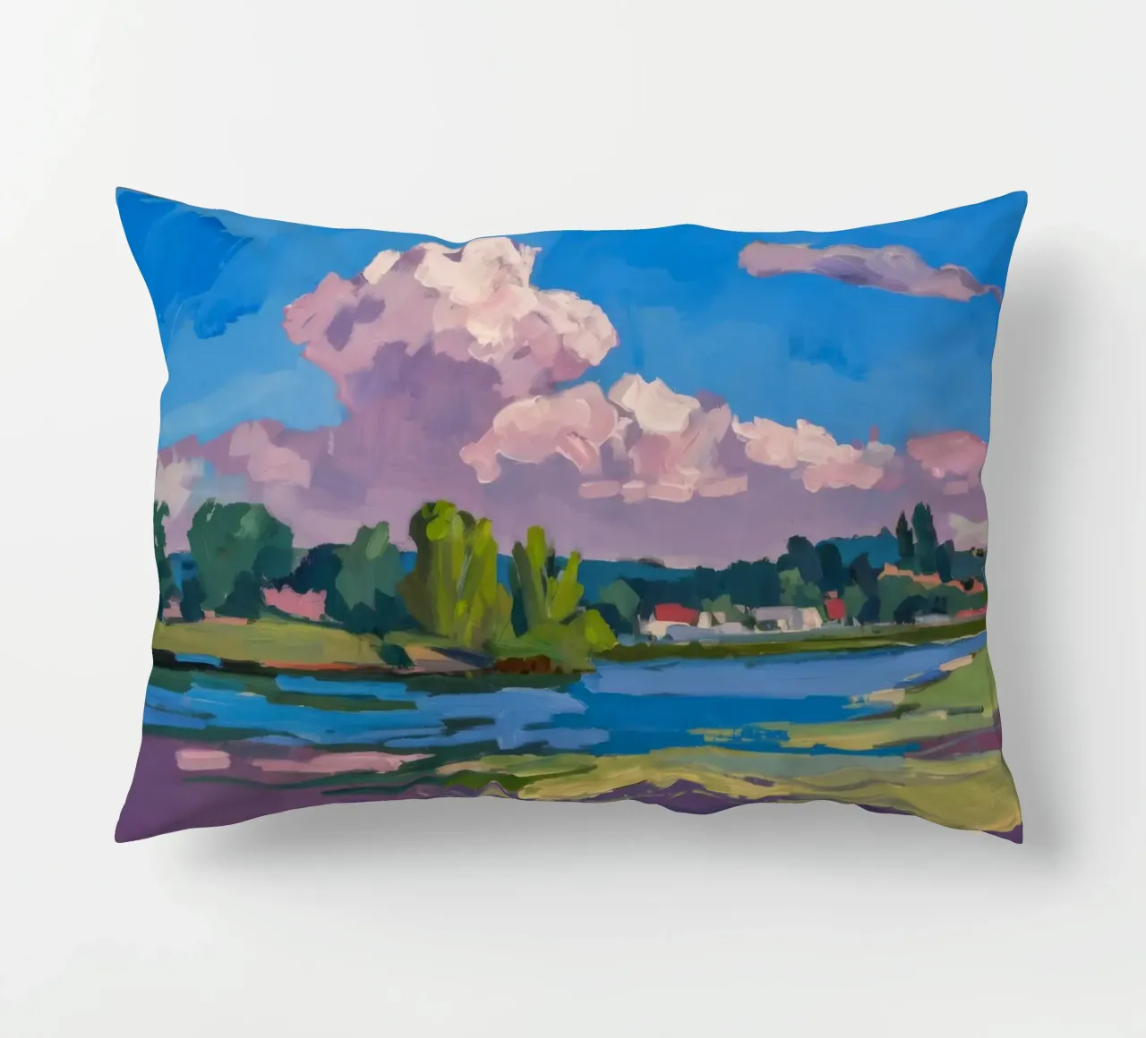 Azure Skies Serenity decorative cushion by Radiance Landscape