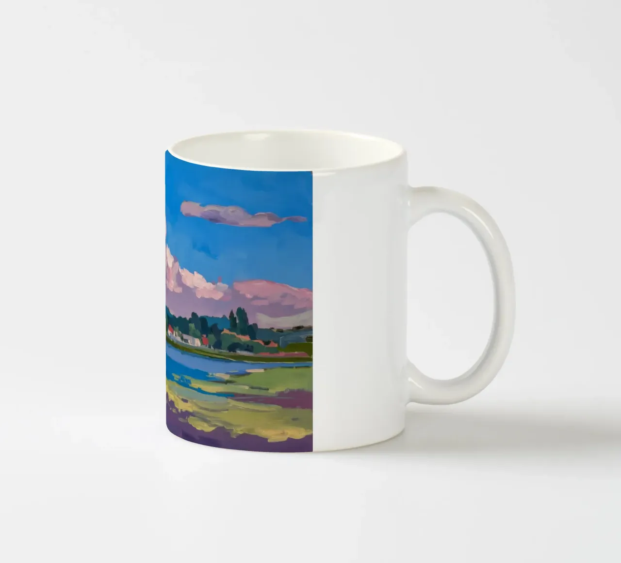 Azure Skies Serenity keramische mok van Radiance Landscape