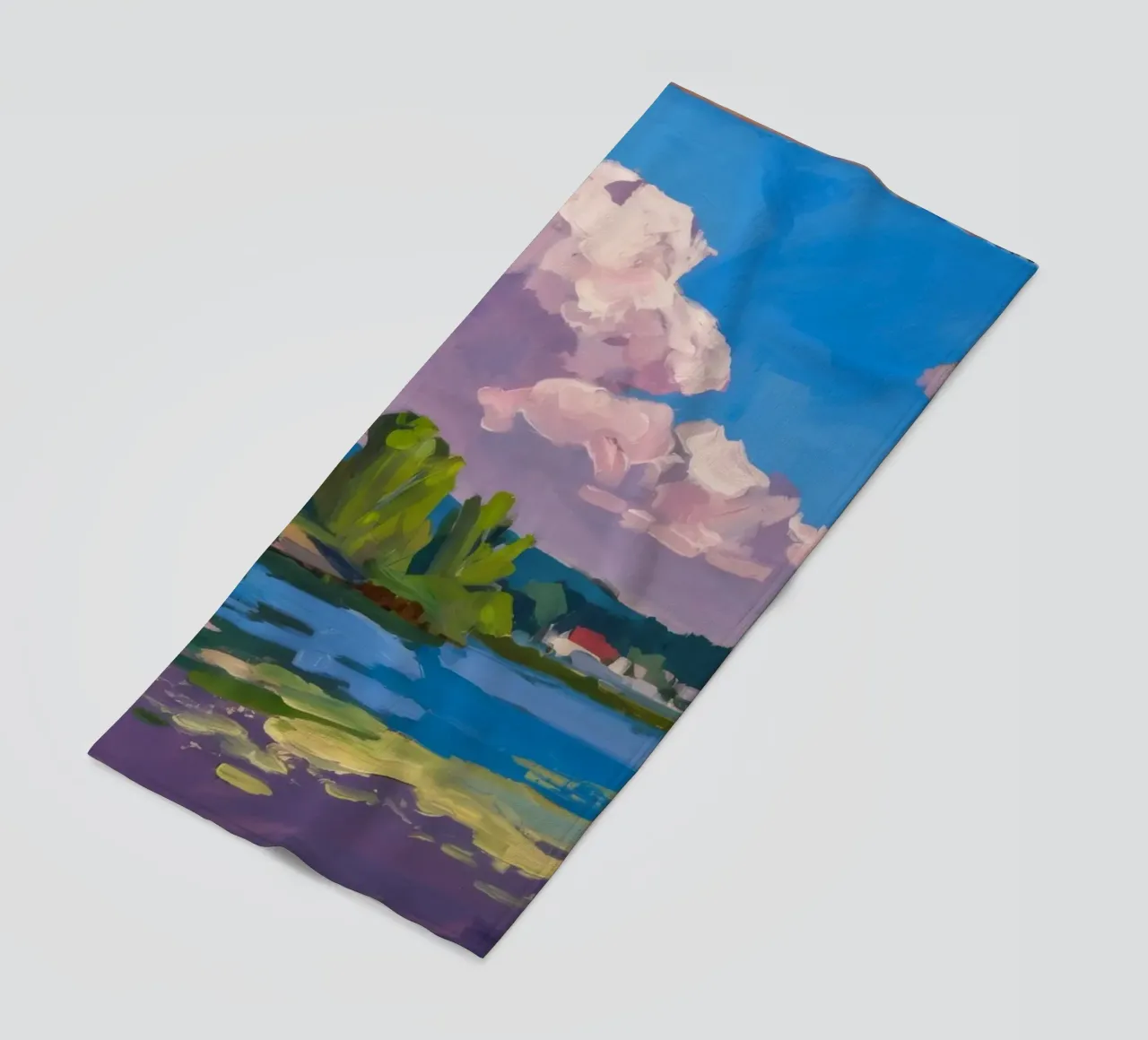 Azure Skies Serenity Strandtuch von Radiance Landscape