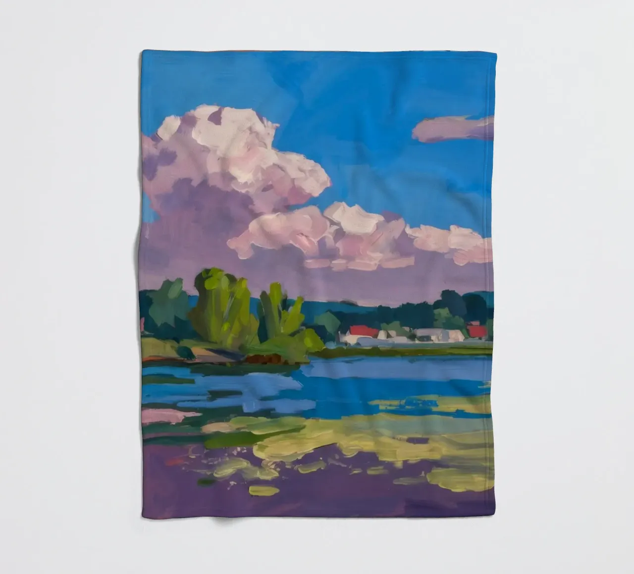 Azure Skies Serenity fleece blanket by Radiance Landscape