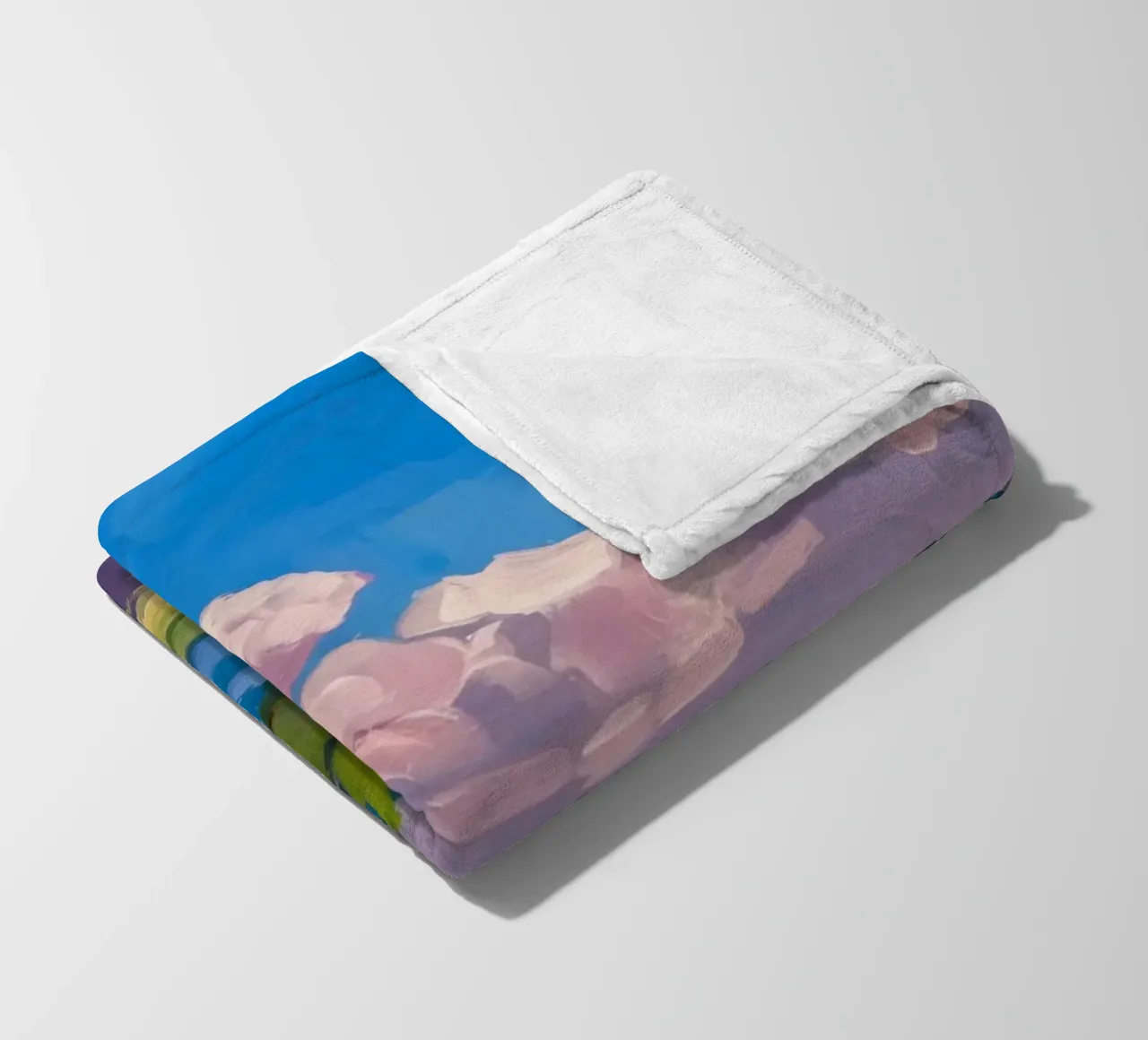 Azure Skies Serenity fleece blanket by Radiance Landscape