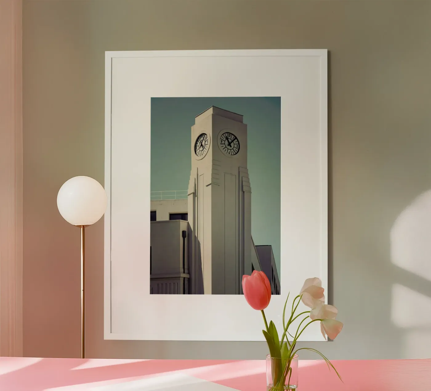 Clocktower Poster von Michael Belhadi