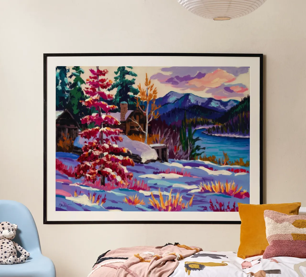 Crimson Pine Solitude poster da Lush Essence