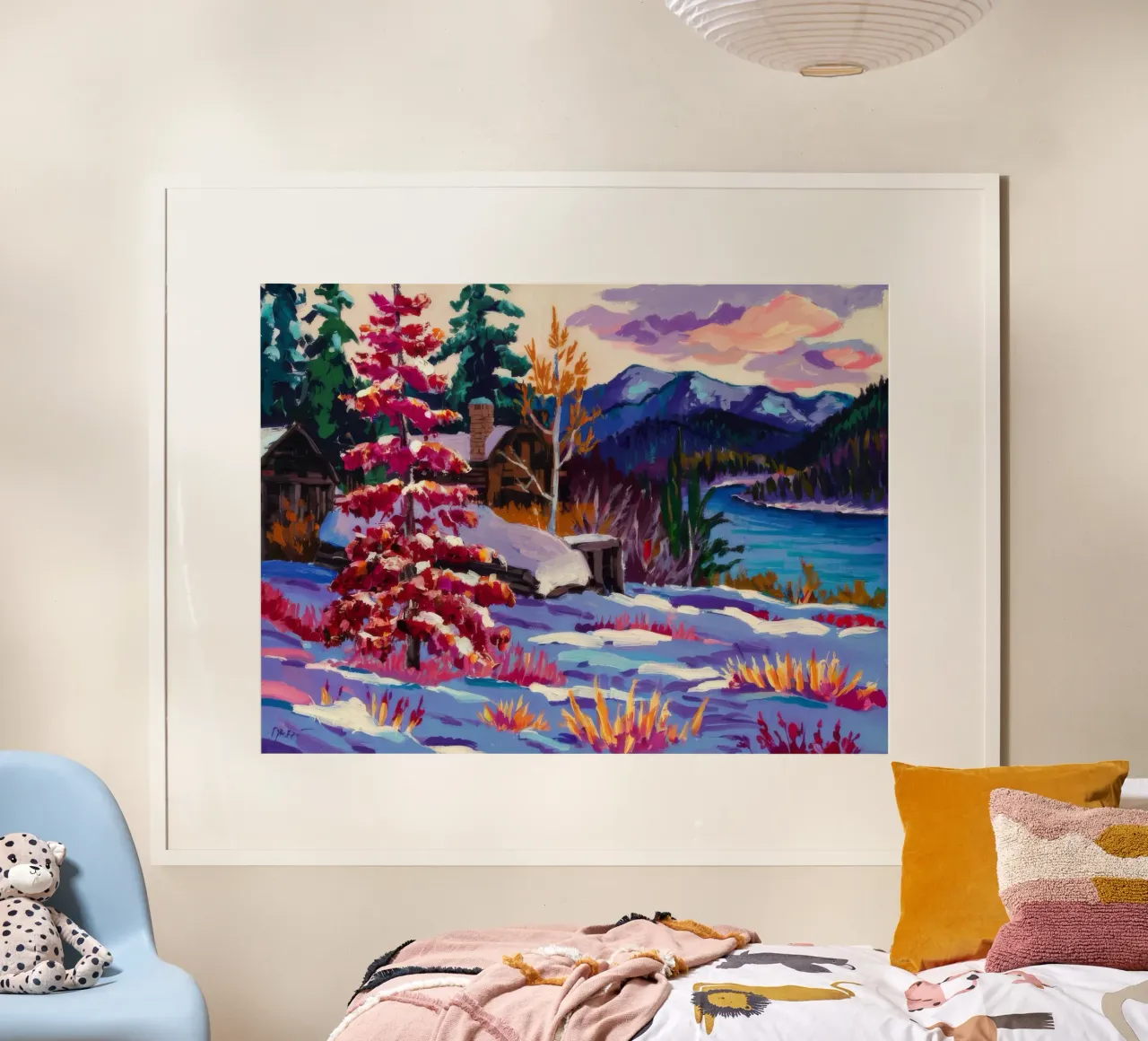 Crimson Pine Solitude poster da Lush Essence