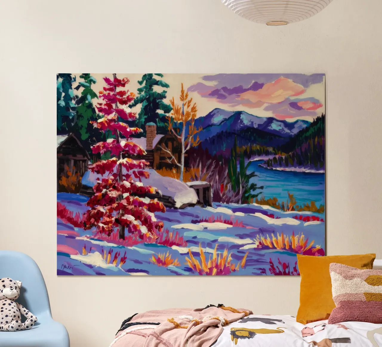 Crimson Pine Solitude poster da Lush Essence