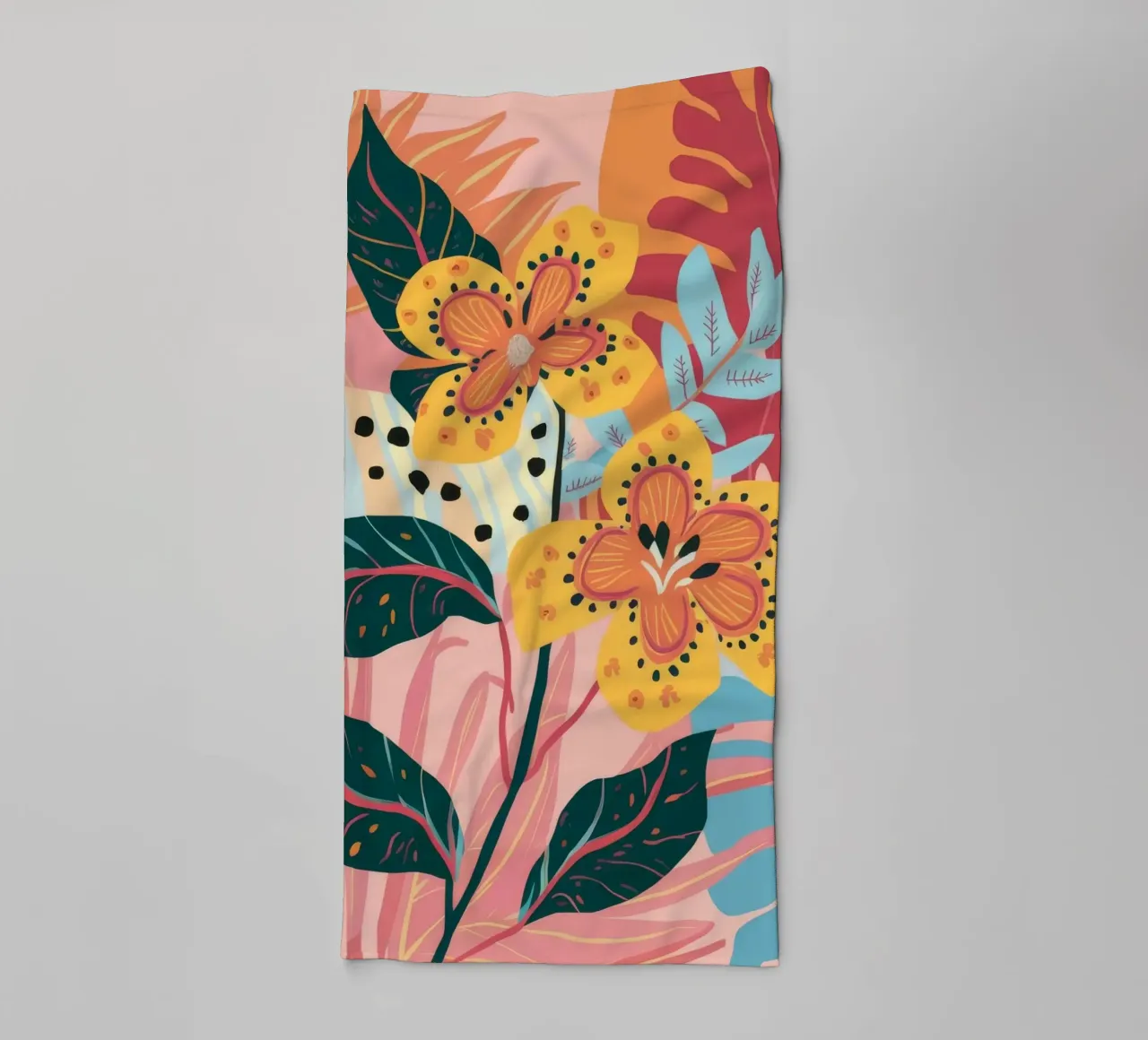 Farfalla Flora Danza asciugamano da bagno da Lumie Layers