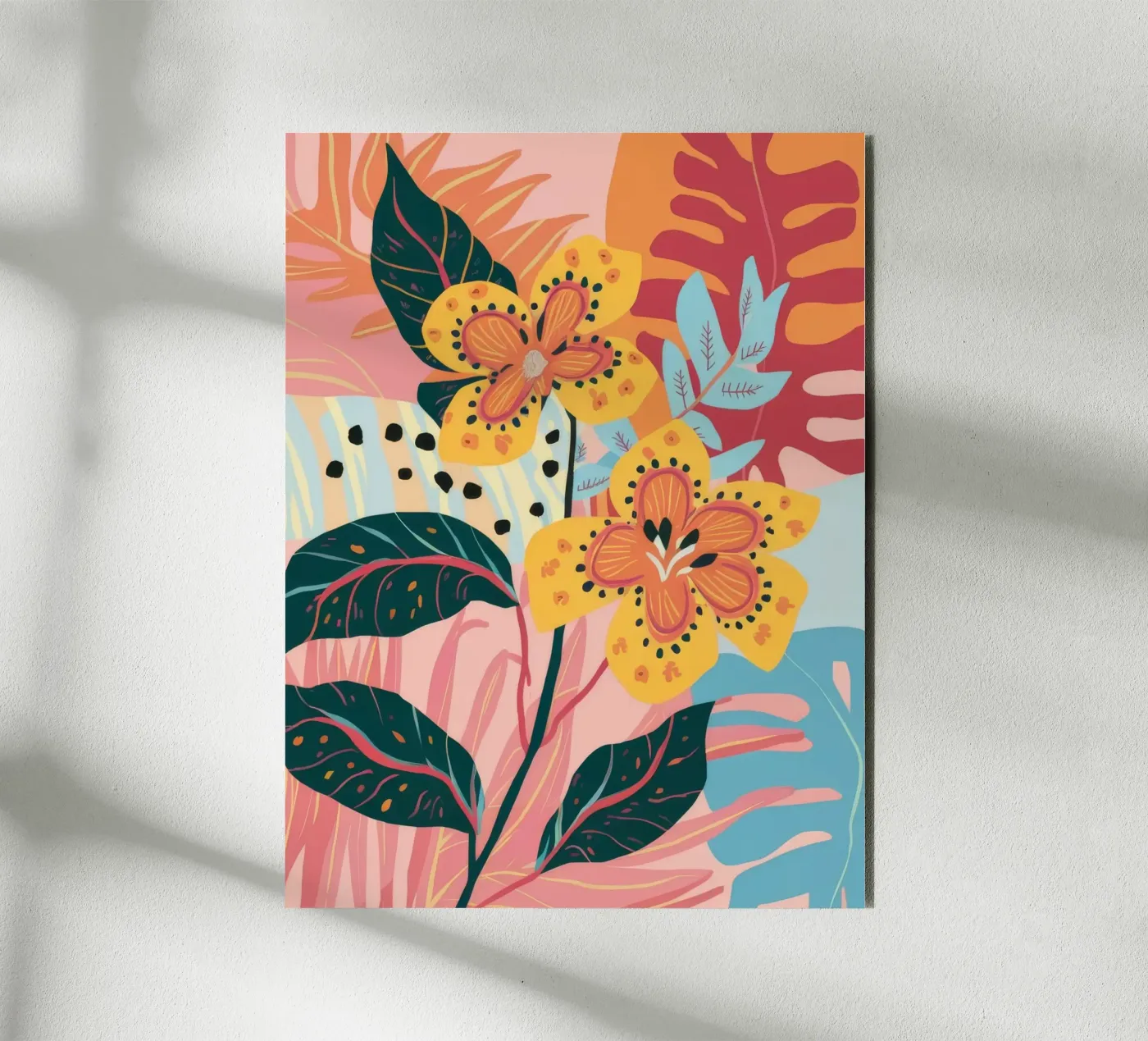 Farfalla Flora Danza pannello forex da Lumie Layers