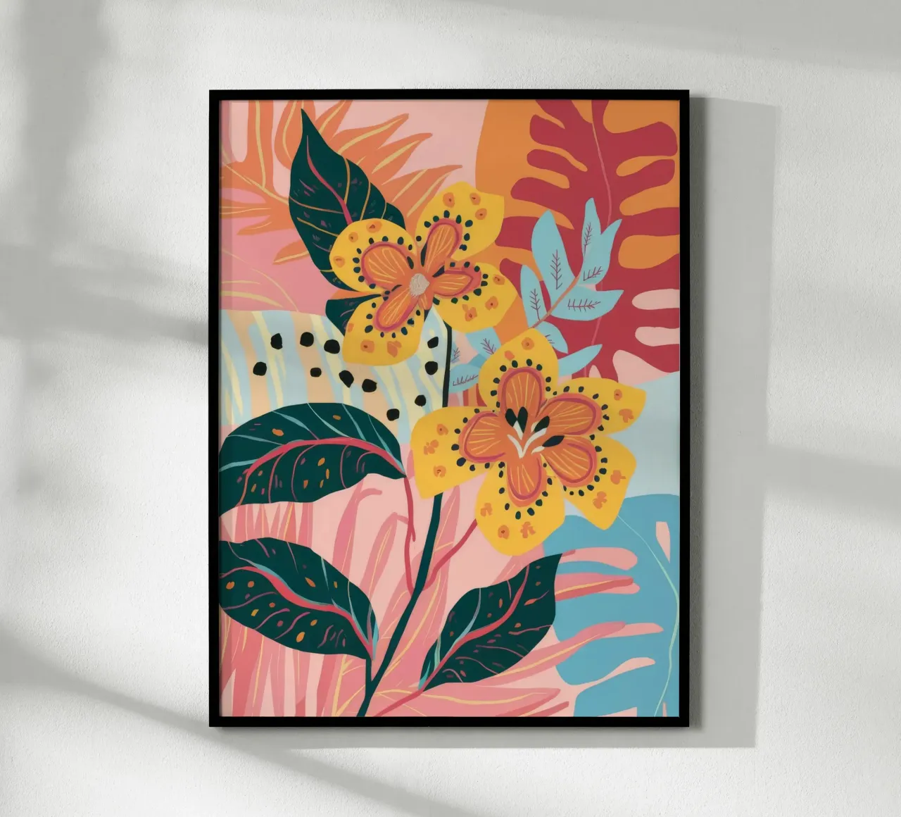 Farfalla Flora Danza poster da Lumie Layers